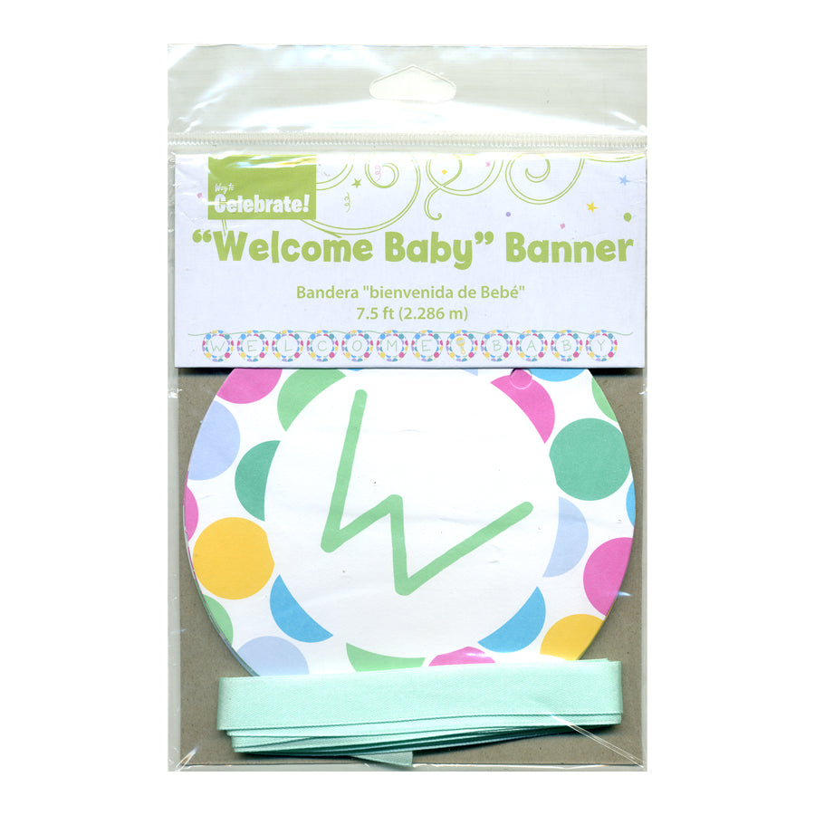 Welcome Baby Ribbon Banner-144