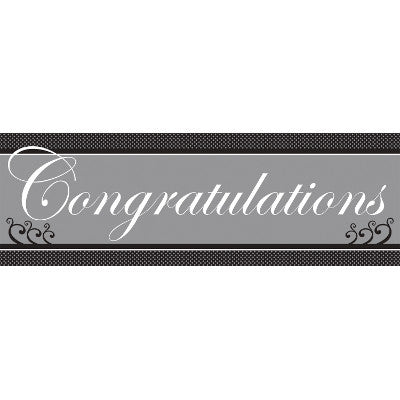 Chic Wedding Cake Giant Banner