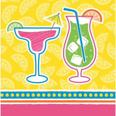 Cocktail Time Luncheon Napkins