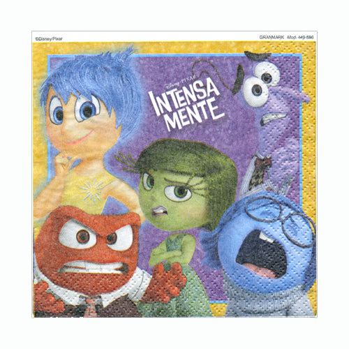 Intensa Mente (Inside Out) Beverage Napkins-B726