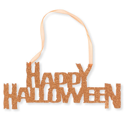 Halloween with Ribbon Hanger Sign