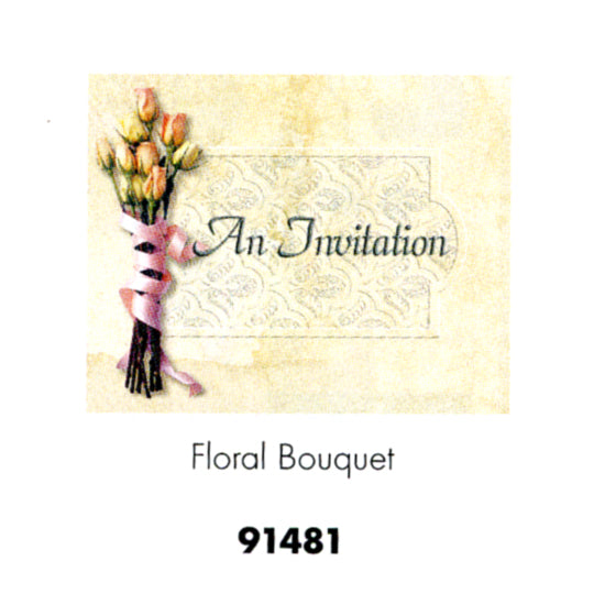 Floral Bouquet Invites