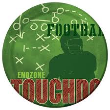 End Zone 8.75" Plates