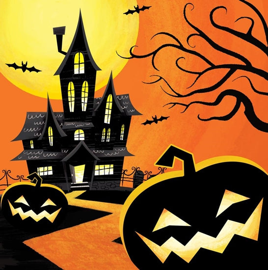 Haunted Night Luncheon Napkins