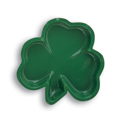 St. Patrick's Plastic Shamrock Tray