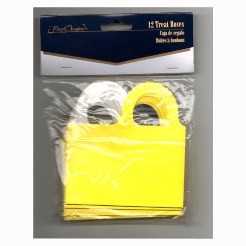 Treat Boxes Yellow Small