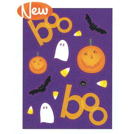 Halloween Squares Value Stickers <span style="color:#e32619;">(24 packages per case)</span>