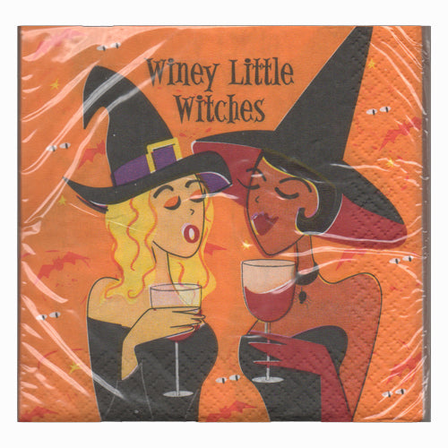 Winey Little Witches Beverage Napkins