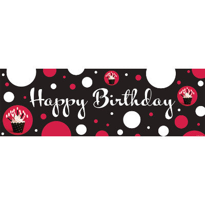 Cupcake Blowout Giant Banner