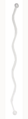 Clear Stirrers 7" Wavy-DS