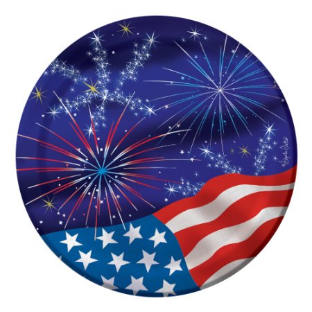 Fireworks 6.75 inch Plates