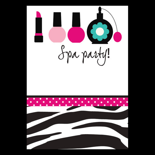 Swankie Spa Party Pink Zebra