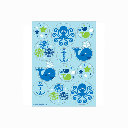 Ocean Preppy Boy Value Stickers