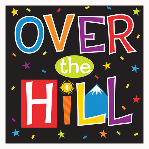 Over the Big Hill Luncheon Napkins