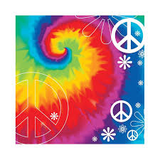 Tie Die Beverage Napkins-B624