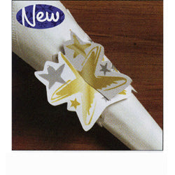 Gold Star Napkin Rings