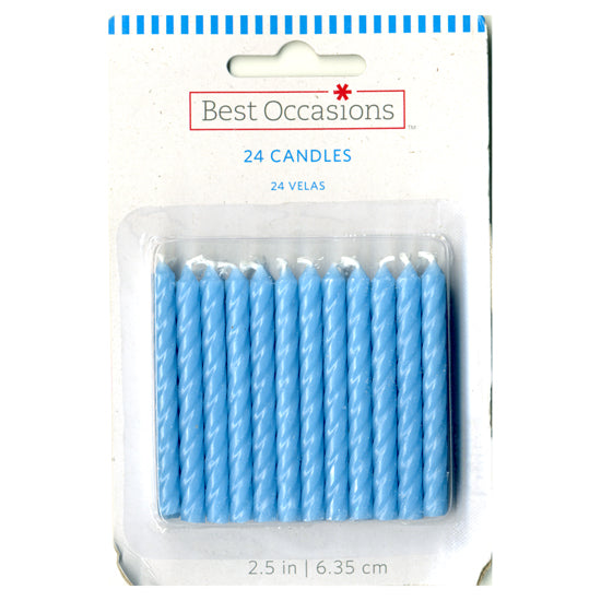 Birthday Candles Powder Blue