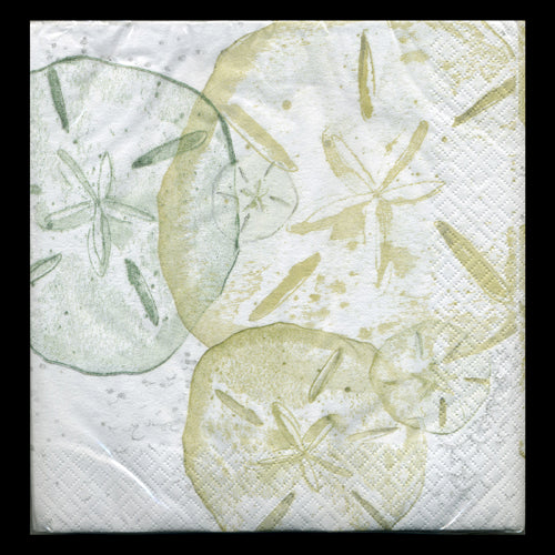 Ocean Shells Luncheon Napkins (No Label)-B622