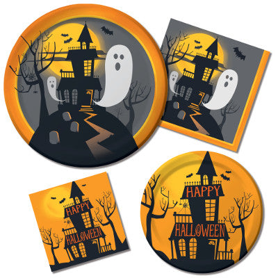 Haunted Halloween Beverage Napkins
