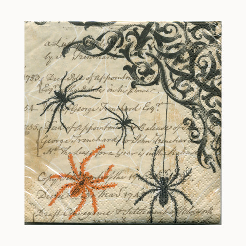 Creepy Spiders Beverage Napkins