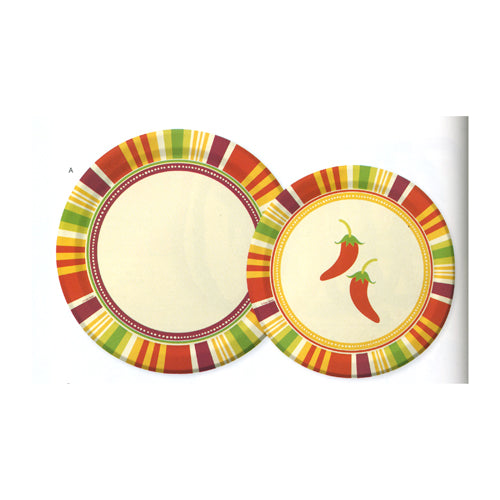 Southwest Chilies 8.75" Plates