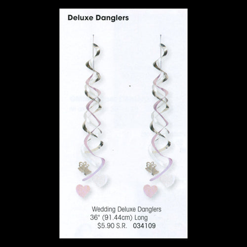 Wedding Heart Deluxe Danglers