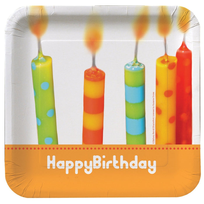 Chic Birthday 9" Plates