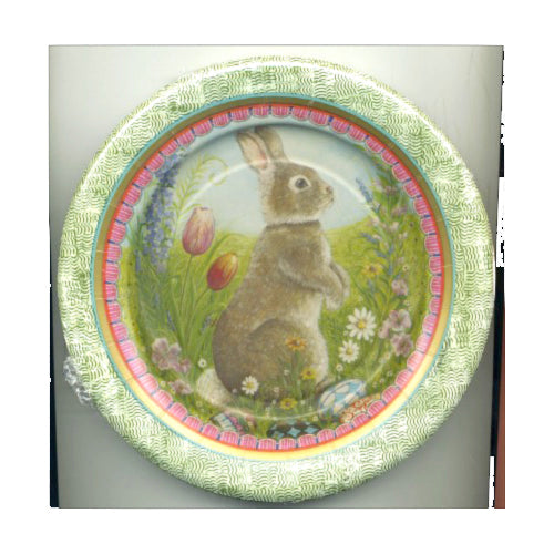 Easter Cottontail 8" Plates - No Labels <span style="color:#e32619;">(24 packages per case)</span>