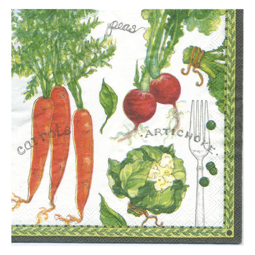 Garden Produce High Count Luncheon Napkins-B526
