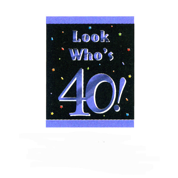 Birthday Milestone 40th Invites