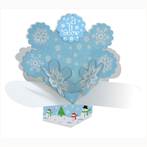 Snowman Scene Dimensional Centerpiece