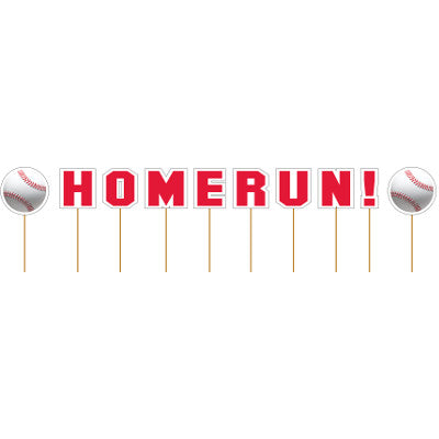 Homerun Cupcake Picks