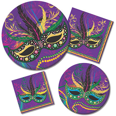 Mardi Gras Luncheon Napkins