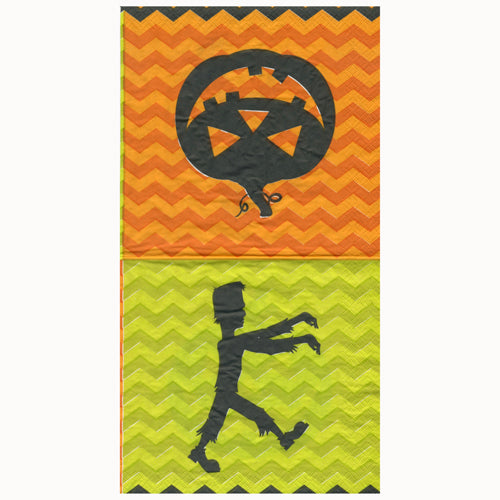 Halloween Silhouettes High Count Luncheon Napkins <span style="color:#e32619;">(24 packages per case)</span>