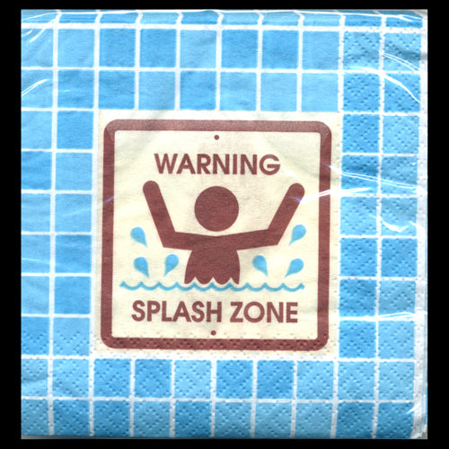 Splashin Pool Party Beverage Napkins-B522