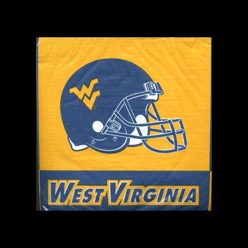 West Virginia University 50ct Luncheon Napkins-B821
