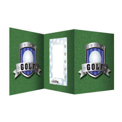 Golf Photo Accordian Tabletop Centerpiece