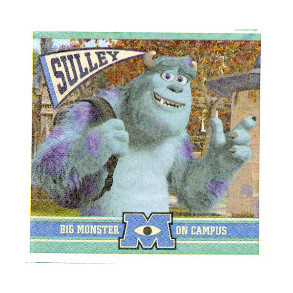 Monsters University Sulley Beverage Napkins-B525