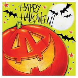 Beaming Pumpkin Luncheon Napkins