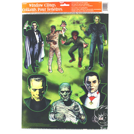 Universal Monsters Window Clings