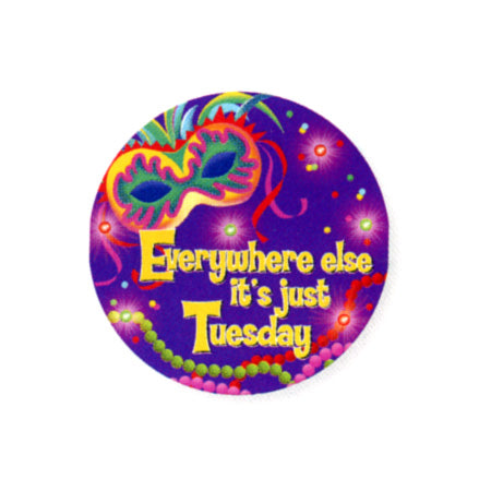 Mardi Gras Flashing Buttons