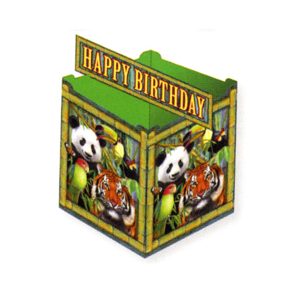 Wild Animals 3-D Centerpiece