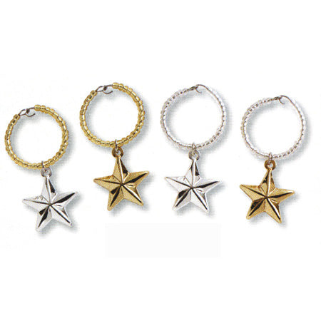 Star Wine Charms