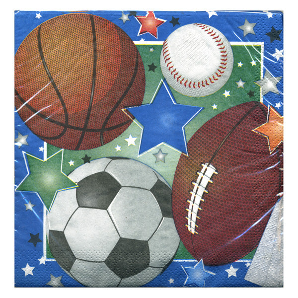Party! All Sports Luncheon Napkins-B526