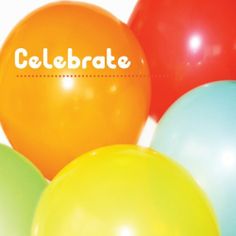 Chic Birthday "Celebrate" Luncheon Napkins