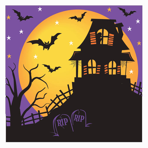House of Fright Luncheon Napkins