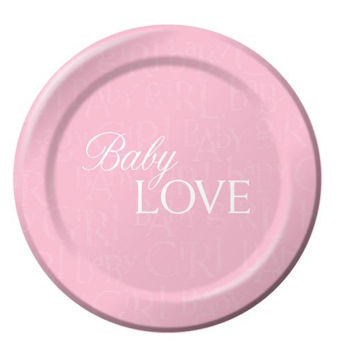 Baby Love Pink 8.75 inch Plates