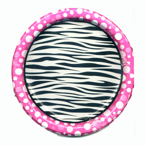Zebra Diva 6.75" Plates - No labels