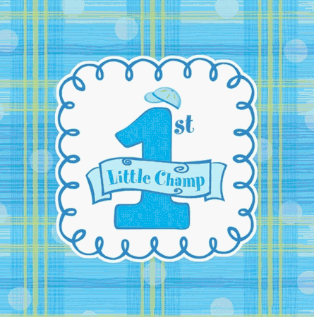 Celebrate 1 Boy Beverage Napkins