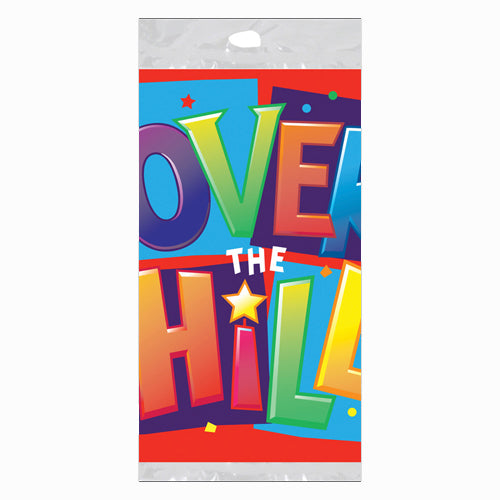 Over the Hill Party Plastic Tablecover